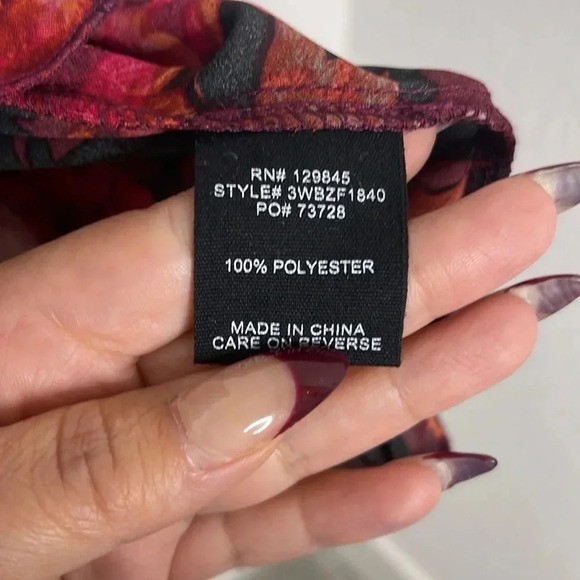 Max + Ash | Floral Balloon Sleeve Dress | Sz XL - Picture 7 of 10